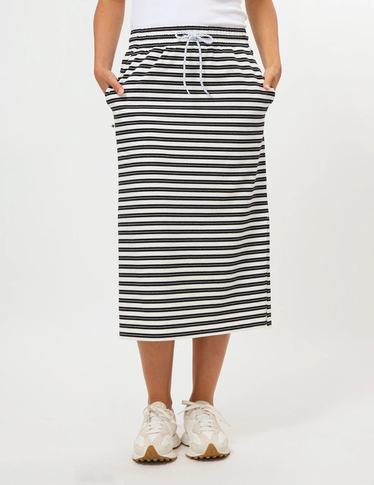 Stella + Gemma Essentials Skirt - Black Stripe