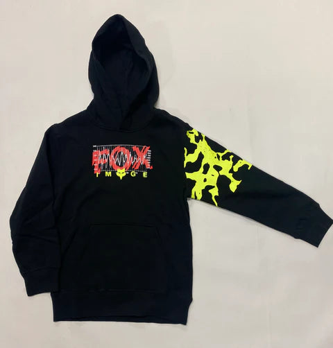 Fox Youth Energy Fleece Hood -Black