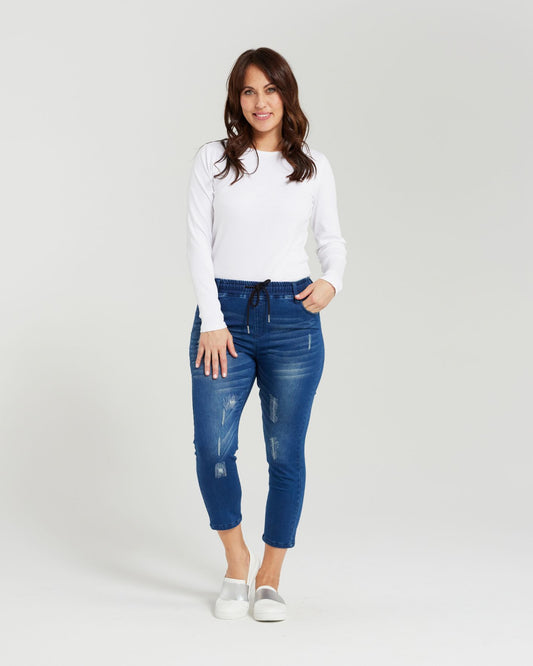 Zafina Frankie Pant - Denim