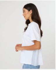 white top with back detail 