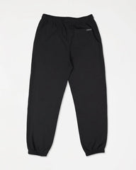 Black sweatpants on a light gray background