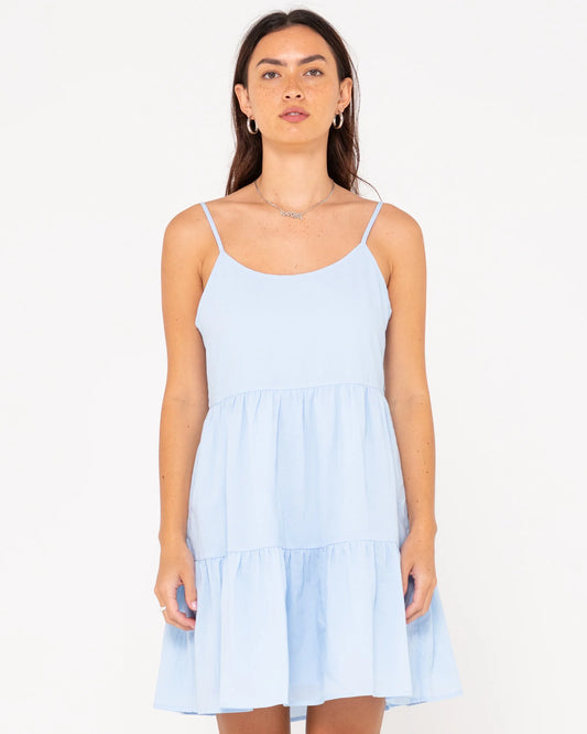 Rusty Heather Tiered Slip Dress