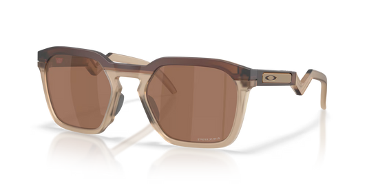 Sunglasses with a reflective surface on a clear background
