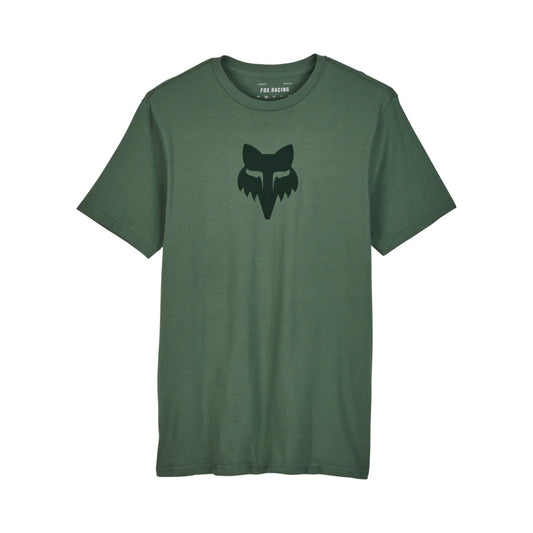 Fox Fox Head Tee - Hunter Green