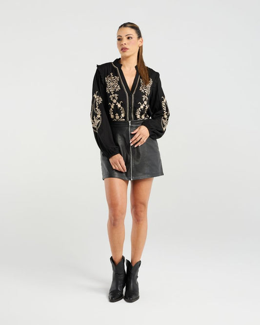 NMBR Rose Kaia Blouse