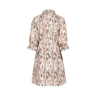 Floral patterned dress on a white background