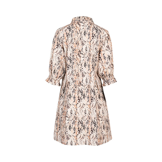 Floral patterned dress on a white background