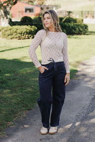 black lace long sleeve 