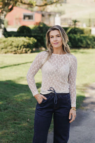 black lace long sleeve 
