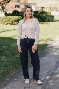 black lace long sleeve 
