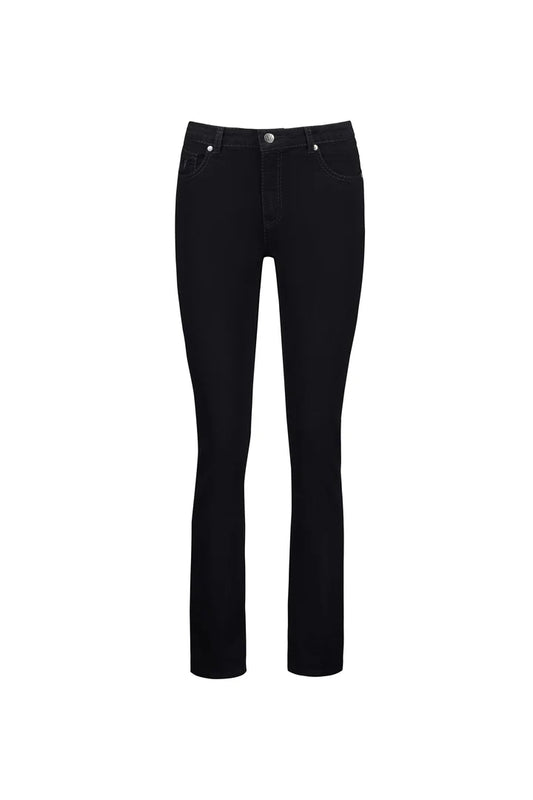 Black jeans on a white background