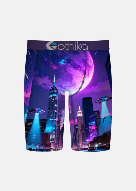 boys purple and blue underwear with ufos 