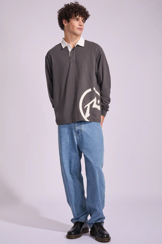 Rusty Pablo Long Sleeve Rugby Jersey