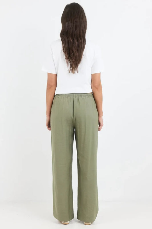 khaki pull on pant 