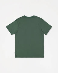 Green t-shirt on a white background