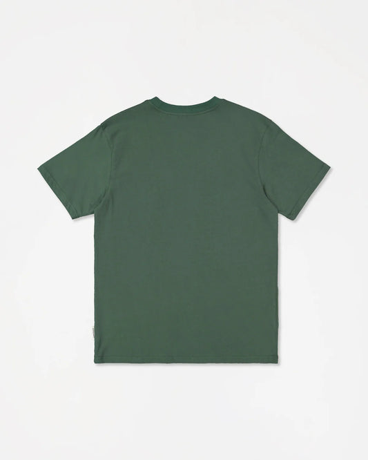 Green t-shirt on a white background