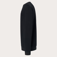 Black sweatshirt on a light gray background
