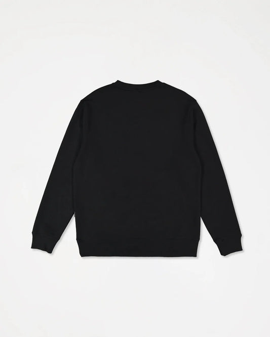 Black sweatshirt on a white background