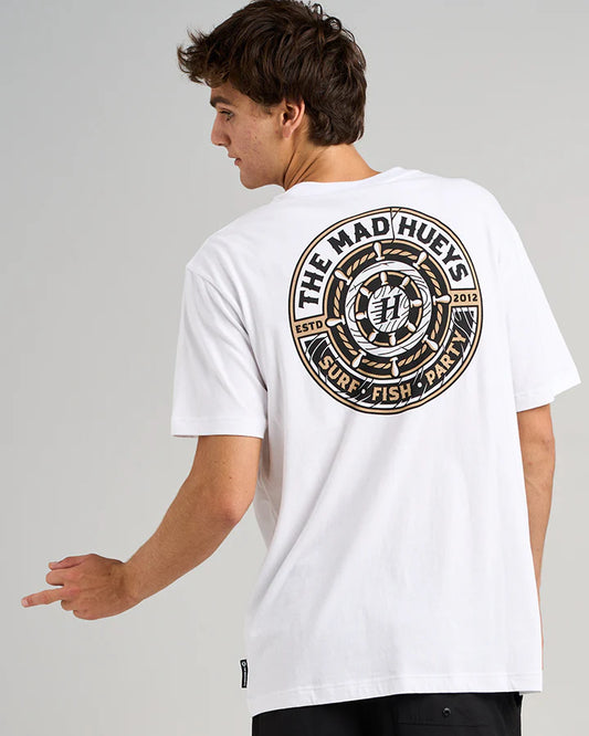 Mad Hueys Ship, Wheel, Beers Tee