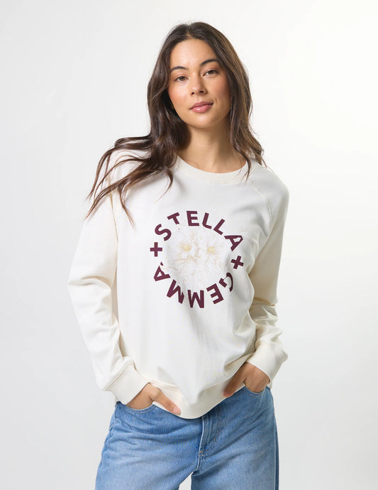 Stella + Gemma Classic Sweat Cream Burgandy