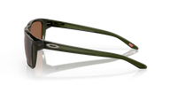 Sunglasses with a reflective surface on a black background