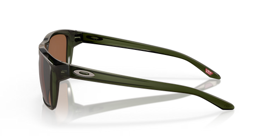 Sunglasses with a reflective surface on a black background