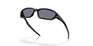 Black sunglasses with a reflective surface on a transparent background