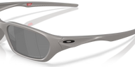 Sunglasses with a reflective surface on a white background