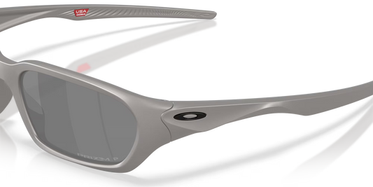Sunglasses with a reflective surface on a white background