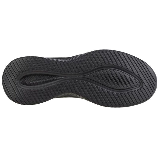 Black shoe sole on a white background