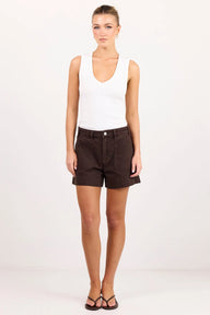 white v neck tank 