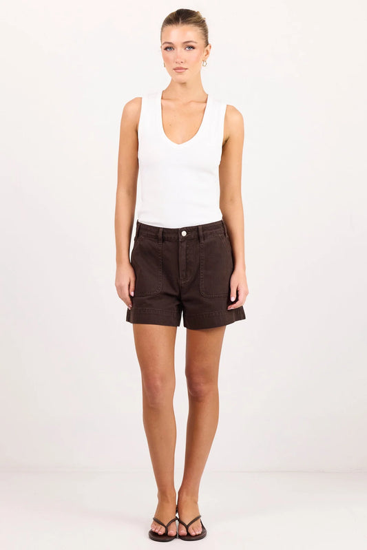 white v neck tank 