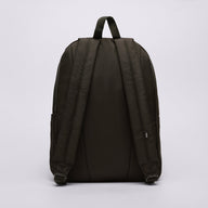 Black backpack on a light gray background