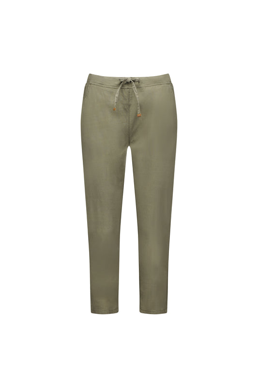Vassalli 7/8 Army Green pants on a white background