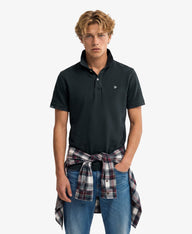 navy superdry polo shirt