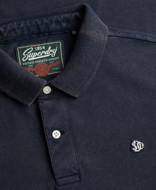 navy superdry polo shirt