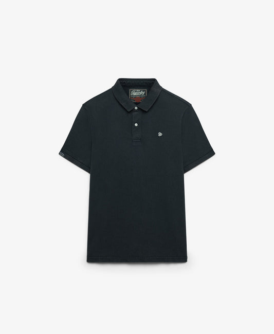 navy superdry polo shirt